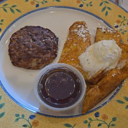 Hometown Country Kitchen - Kids meal with french toast and sausage.