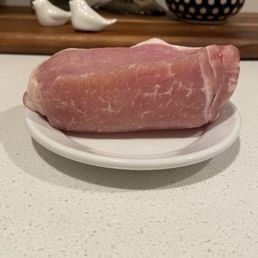 Apple cured boneless pork chop