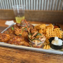 Kimchi Guys - Laclede's Landing - 10-Piece Wings Combo w/ side Spicy Cucumber Kimchi