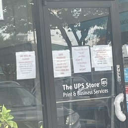 Exterior outside entrance of The UPS Store - Window post - Cypress, Texas Exterior outside entrance of The UPS Store - Window post - Cypress, Texas