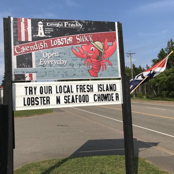 Cavendish Lobster Shack - Roadside signage - Seafood Near Me - New Glasgow, Prince Edward Island Cavendish Lobster Shack - Roadside signage - Seafood Near Me - New Glasgow, Prince Edward Island