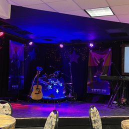 The stage