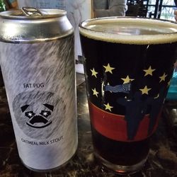 Smokers Choice - Drink - prob seasonal, Fat PUG! Oatmeal milk stout, this is a tasty damn drank :)