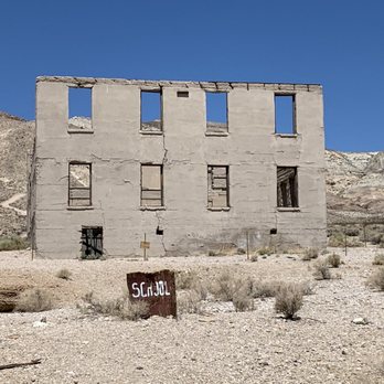 Rhyolite Ghost Town - Rhyolite Local School - Landmarks & Historical Buildings Near Me - Beatty, Nevada