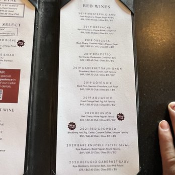 Wiens Cellars - Menu - Wine Tasting Room Near Me - Temecula, California