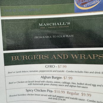 Maschall's Kitchen - Menu - Afghan Near Me - Jacksonville, Florida Maschall's Kitchen - Menu - Afghan Near Me - Jacksonville, Florida
