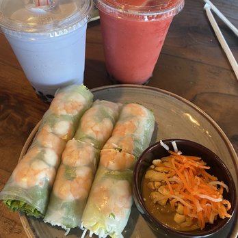 Pho 1 - Spring roll, Taro boba, Strawberry Boba - Vietnamese Near Me - Vallejo, California Pho 1 - Spring roll, Taro boba, Strawberry Boba - Vietnamese Near Me - Vallejo, California