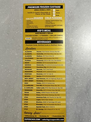 Menu photo 2 Super Chix Pensacola, FL