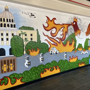Sam's Grill House - Talk about a cool wall!!! - Chicken Shop Near Me - Citrus Heights, California