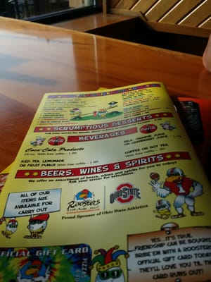 Menu photo 2 Rooster's Newark, OH