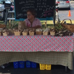 WInfield Farmer's Market - The mushroom booth