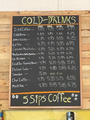 Menu photo 6 5 Sips Coffee Sacramento, CA