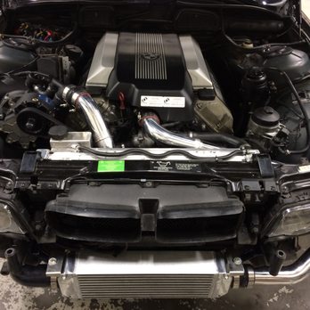 Nordkuste Performance - Custom fabricated front mount intercooler on a VF supercharged E38 BMW. - Auto Repair Near Me - Brooklyn Heights, Ohio Nordkuste Performance - Custom fabricated front mount intercooler on a VF supercharged E38 BMW. - Auto Repair Near Me - Brooklyn Heights, Ohio