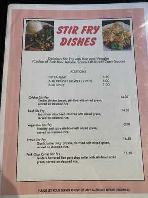 Menu photo 6 Pink Bow Steak & Crepes Red Deer, AB
