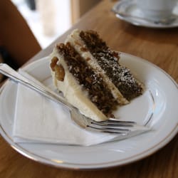 Graze Coffee & Chocolate House - Coffee and walnut cake was very good indeed