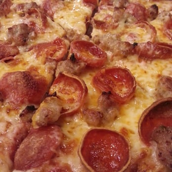 Mountain Mike's Pizza - Pepperoni and sausage, thin crust - Pizza Near Me - Scotts Valley, California Mountain Mike's Pizza - Pepperoni and sausage, thin crust - Pizza Near Me - Scotts Valley, California