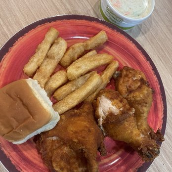 Pollo Campero - 3 piece meal with 2 sides: yuca fries Coleslaw - Chicken Shop Near Me - Orlando, Florida