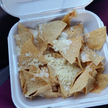 Burrito Express - Nachos w/ cheese (comes with guac, but I didn't want any). Tiny amount of cheese doesn't cover chips and isn't even melted. Lazy and cheap. - Mexican Near Me - Pasadena, California Burrito Express - Nachos w/ cheese (comes with guac, but I didn't want any). Tiny amount of cheese doesn't cover chips and isn't even melted. Lazy and cheap. - Mexican Near Me - Pasadena, California