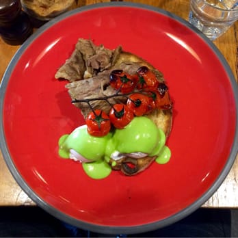 Il Fornaio - "Mila Kunis" Brekky lamb shoulder with poached eggs roasted vine tomatoes and herb cream. Beautiful! - Cafes Near Me - St Kilda, VIC Il Fornaio - "Mila Kunis" Brekky lamb shoulder with poached eggs roasted vine tomatoes and herb cream. Beautiful! - Cafes Near Me - St Kilda, VIC
