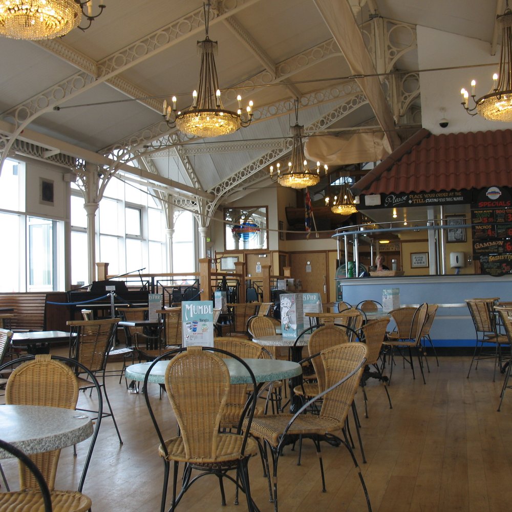 Mumbles Pier Cafe - Mumbles Pier Cafe - ornate, light and airy - Pubs Near Me - Swansea, SWA