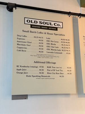 Menu photo 2 Old Soul Fair Oaks, CA Menu photo 2 Old Soul Fair Oaks, CA