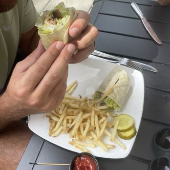 Black Rabbit Bar & Grille - Chicken Cesar wrap - New American Near Me - Lakeville, Connecticut