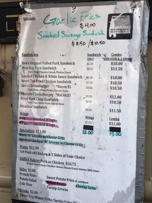 Menu photo 2 SAW's Street Kitchen Birmingham, AL