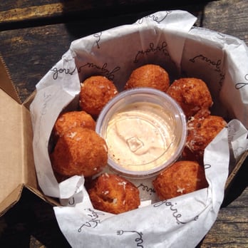 Grégoire - Potato puffs with Parmesan cheese - French Near Me - Berkeley, California