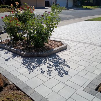 System Pavers - Catalina gray pavers on driveway and pathway - clean modern look. - Masonry/Concrete Near Me - Rancho Cordova, California System Pavers - Catalina gray pavers on driveway and pathway - clean modern look. - Masonry/Concrete Near Me - Rancho Cordova, California
