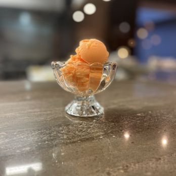 Salt New American Table - Seasonal sorbet and ice cream Orange - New American Near Me - McAllen, Texas
