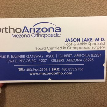 OrthoArizona - I recommend Dr. Jason Lake. - Sports Medicine Near Me - Gilbert, Arizona OrthoArizona - I recommend Dr. Jason Lake. - Sports Medicine Near Me - Gilbert, Arizona