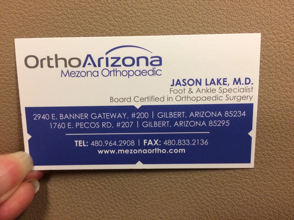 Orthoarizona 45 Reviews Sports Medicine 2940 E Banner
