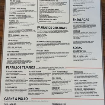 Cristina’s Fine Mexican Restaurant - Front, appetizers and main plates - Mexican Near Me - Keller, Texas Cristina’s Fine Mexican Restaurant - Front, appetizers and main plates - Mexican Near Me - Keller, Texas