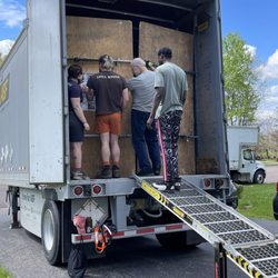 Local Muscle Movers - Closing a full truck...