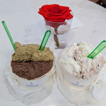 Verace - Almond & Chocolate and Pistachio, Kinder Bueno and Milk Cherry - Gelato Near Me - Livermore, California Verace - Almond & Chocolate and Pistachio, Kinder Bueno and Milk Cherry - Gelato Near Me - Livermore, California