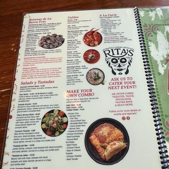 Rita's Mexican Food & Mariscos - Menu - Mexican Near Me - Phoenix, Arizona Rita's Mexican Food & Mariscos - Menu - Mexican Near Me - Phoenix, Arizona