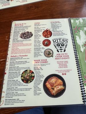 Menu photo 3 Rita's Mexican Food & Mariscos Phoenix, AZ Menu photo 3 Rita's Mexican Food & Mariscos Phoenix, AZ