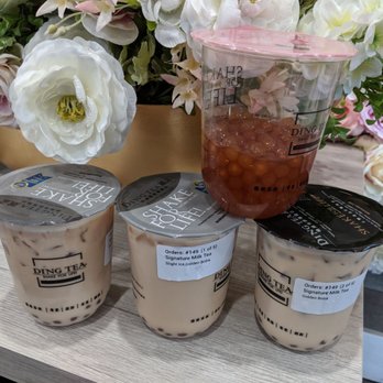 Ding Tea Chino Hills - Signature Milk Tea with an extra order of Boba - Coffee & Tea Near Me - Chino Hills, California Ding Tea Chino Hills - Signature Milk Tea with an extra order of Boba - Coffee & Tea Near Me - Chino Hills, California