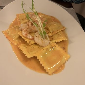 Nonna Nini - Seafood ravioli with shrimp. So light and delicate it was a shock how good they were. - Restaurants Near Me - Assisi, PG