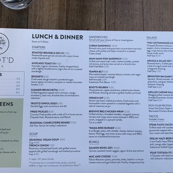Root'd Cafe - Menu - New American Near Me - Cottonwood Heights, Utah Root'd Cafe - Menu - New American Near Me - Cottonwood Heights, Utah