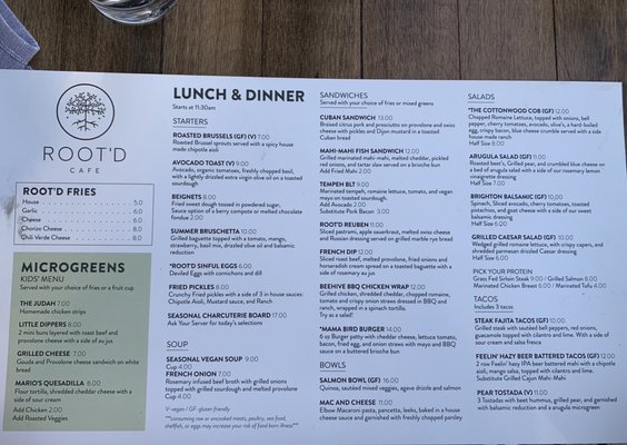Menu photo 7 Root'd Cafe Cottonwood Heights, UT Menu photo 7 Root'd Cafe Cottonwood Heights, UT
