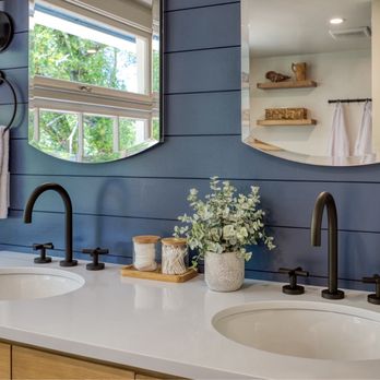 NC Construction - New bathroom, vanity detail - General Contractors Near Me