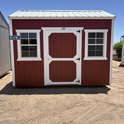 Arizona Portable Buildings - 8x12 side utility shed