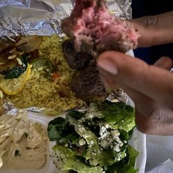 Kamal's Kafe - Beef Kabob Plate Dinner