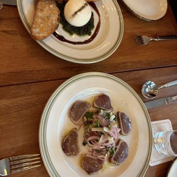 Brutto Americano - Burrata Con Panna Seared Gulf Tuna - Italian Near Me - New Orleans, Louisiana