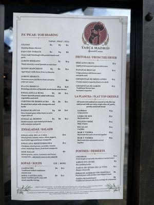 Menu photo 2 Tasca Madrid Saint Paul, MN