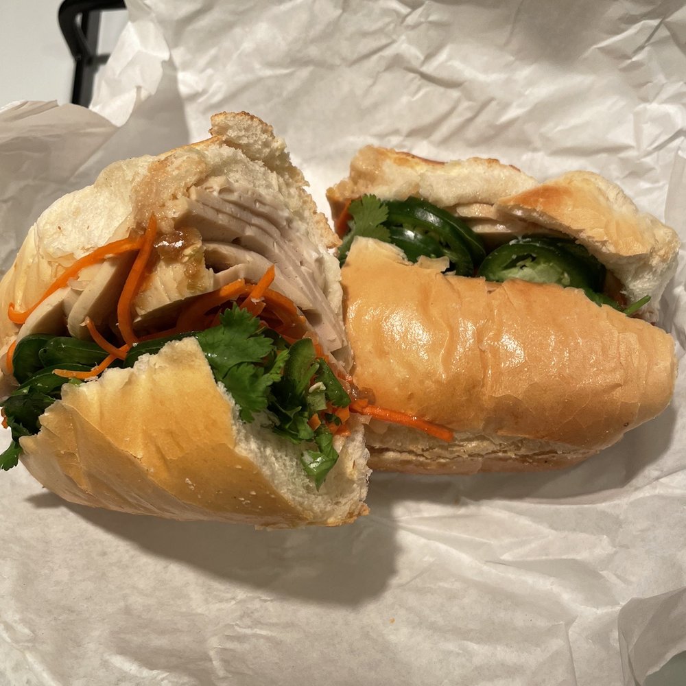 Cafe Dolci - Today's sandwich.  Steamed 1. Cold Cut Steam Pork Sandwich.  Also got a 3. Most Popular Grilled Chicken Sandwich for a friend.  Delicious - Coffee & Tea Near Me - San Francisco, California