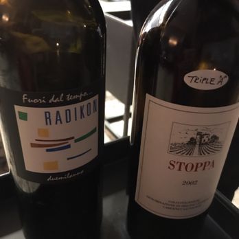 Bicerin - Oh so delicious orange wine (Radikon) - It really is a must try - Wine Bars Near Me - Milan, Michigan