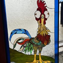 Don Myers Stained Glass - That damn bird