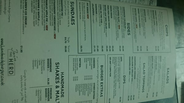 Menu photo 2 Handmade Burger Co Southampton, STH